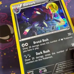 Pokemon - Zoroark - 71/108 - Dark Explorers - Cracked Ice Holo Rare Exclusive LP - Image 2