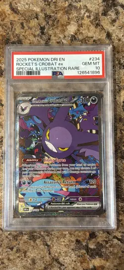 Psa 10 2025 Pokemon destined rivals English Rockets’s Crobat - Image 1