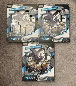 Pokemon Black Bolt Binder Collection New Sealed LOT of 3 - Image 1