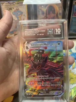 Pokemon Corviknight Vmax TG19/TG30 Silver Tempest TAG 10 Gem Mint - Image 3
