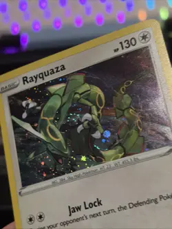 Pokemon Rayquaza SWSH029 Cosmos Holo Black Star Promo - Image 3