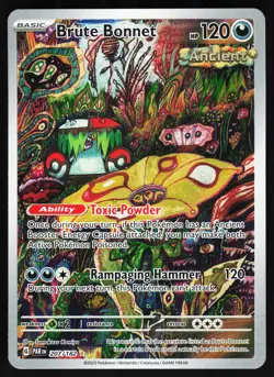 Brute Bonnet 207/182 Pokemon SV04: Paradox Rift Illustration Rare NM - Image 1