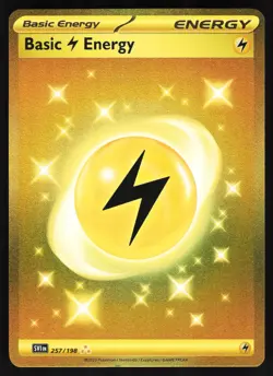 Basic Lightning Energy 257/198 Pokemon SV01 Scarlet & Violet Base Set Hyper Rare - Image 1