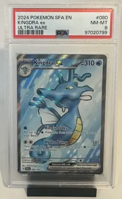 KINGDA ex- 2024 Pokemon SFA EN - Ultra Rare - #080 - PSA: NM-MT 8 - Image 1