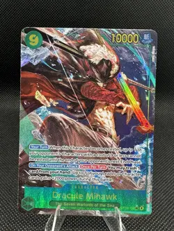 OP14-119 Dracule Mihawk FOIL SEC Alt Art One Piece TCG English Card NM - Image 1