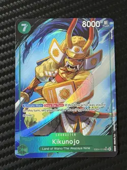One Piece Kikunojo SR EB04-012 (Alternate Art) The Azure Sea's Seven Foil NM/M - Image 1