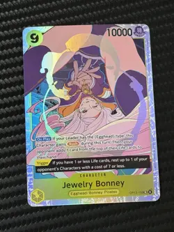 Jewelry Bonney OP13-106 Super Rare Carrying On His Will One Piece TCG NM - Image 1