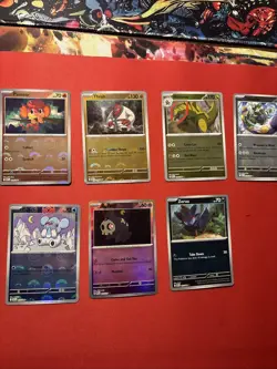 Pokemon Card Lot Pokeball Pattern Holo (7 Cards) - Image 2