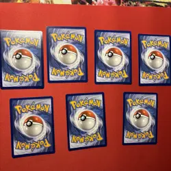 Pokemon Card Lot Pokeball Pattern Holo (7 Cards) - Image 5