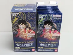 (2) Lot 2022 One Piece Card Game Japanese Romance Dawn OP-01 Booster Box - Image 1