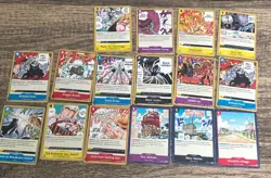 One Piece Bulk Lot Assorted Sets Cards Near Mint uc common rare sr 127 cards - Image 4