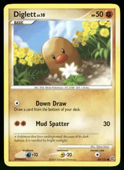 Diglett LP 85/132 Secret Wonders Pokemon Card - Image 1