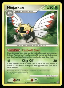 Ninjask MP 67/146 Legends Awakened Pokemon Card - Image 1