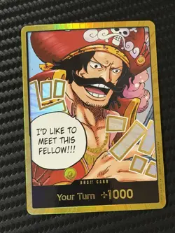 Gol.D.Roger (Don!! Card) Carrying on His Will Holo One Piece Card Game - Image 1