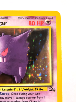 Gengar 5/62 Fossil Holo Rare Pokemon Card LP Light Play Condition - Image 4