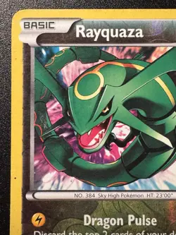 Rayquaza 93/113 BW Legendary Treasures Pokemon Card Reverse Holo Foil Rare HP - Image 3