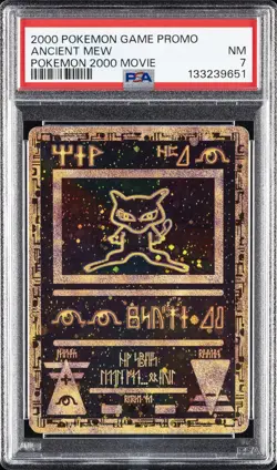 2000 POKEMON GAME MOVIE POKEMON 2000 MOVIE ANCIENT MEW PSA 7 - Image 1