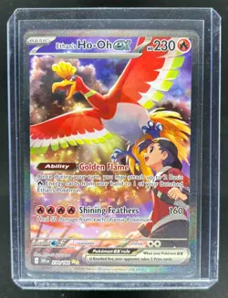 2025 Pokemon Destined Rivals Ethan's Ho-Oh ex #230/182 - Image 1