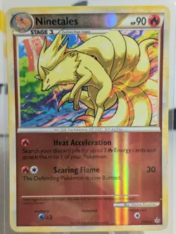 Ninetales 20/95 Reverse Holo Rare & HGSS Unleashed Pokemon TCG LP - Image 1