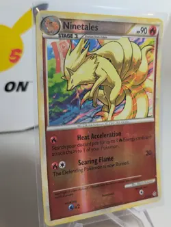 Ninetales 20/95 Reverse Holo Rare & HGSS Unleashed Pokemon TCG LP - Image 2