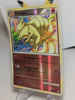 Ninetales 20/95 Reverse Holo Rare & HGSS Unleashed Pokemon TCG LP - Image 3