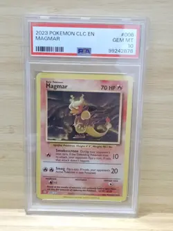 Pokemon English Classic Collection Holo Magmar GEM MINT PSA 10 - Image 1
