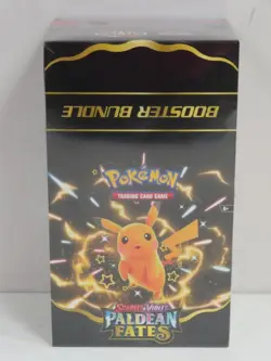 2024 Pokemon Paldean Fates Factory Sealed Booster Bundle Display Box (c) - Image 1