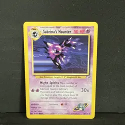 2000 Pokemon Gym Heroes Sabrina’s Haunter #58/132 NM-MINT - Image 1
