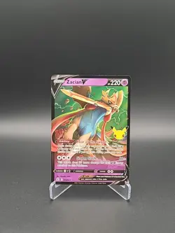 Pokemon Zacian V 016/025 Celebrations 25th Anniversary Holo Ultra Rare Pokemon - Image 1