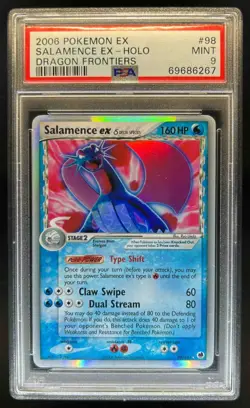 2006 Pokemon EX Dragon Frontiers Salamence #98/101 PSA 9 - Image 1