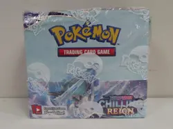 2021 Pokemon Sword & Shield Chilling Reign Factory Sealed Booster Box - Image 1