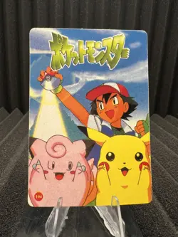 Pokemon Vintage Pocket Monsters Vending HOLO Prism Sticker Bandai 1999 Nintendo - Image 2