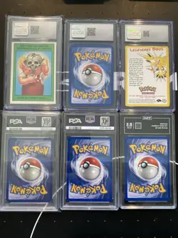Lot of 5 Graded Pokemon cards and 1 Graded Garbage Pail Kids Card - Image 2