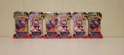 Pokemon TCG Mega Evolution: Phantasmal Flames Sleeved Booster Pack Lot of 6 - Image 2
