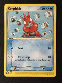 Pokemon Corphish #52/97 #53/97 #54/97 & Crawdaunt #13/97 EX Dragon Card Set - Image 5