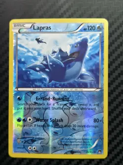 Pokemon Lapras 28/122 Reverse Holo Breakpoint (2016) Uncommon LP | Sharp Foil - Image 1