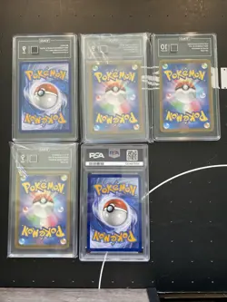 Lot of 5 Graded Pokemon Cards, All Full Arts PSA and TAG - Image 2