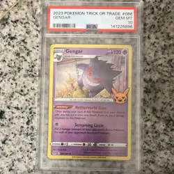 Pokemon Trick or Trade 2023 Gengar #068 Holo Promo PSA 10 - Image 4