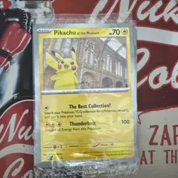 Brand New Sealed - Pokemon TCG Pikachu At The Museum Promo Card - Image 1
