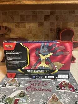 Mega Lucario ex Figure Collection Box Sealed New. Pokemon TCG - Image 2