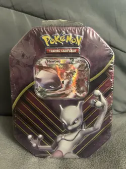 Pokemon TCG: Battle Origins Tin Mewtwo EX + 4 Packs (2017) SEALED. *READ DESC.* - Image 1