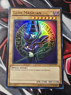 Yugioh! Dark Magician (C) - Ultra Rare Unlimited YGLD-ENC09 - VLP - Image 1