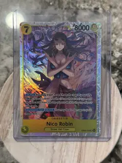 One Piece TCG Nico Robin ENGLISH EB03-055 HEROINES SR NM - Image 1