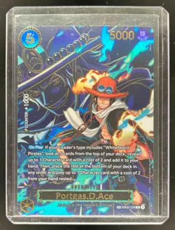 2025 One Piece Carrying On His Will Portgas.D.Ace Special Alt Art Rare #EB02-028 - Image 1