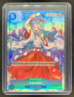 One Piece Carrying On His Will Yamato Alternate Art SR #OP13-054 - Image 1