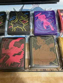 9 Various Sets Pokemon TCG ETB Card Sleeves Sword Shield Lot - Image 3