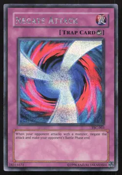 Yu-Gi-Oh! Video Game Promo Cards #TSC-003 Negate Attack (The Sacred Cards) [SR] - Image 1
