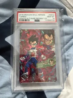 Dragon Ball Super SDBH Cards Slabs Majin Vegeta B300-6 Beckett 9.5 Tarble PSA 10 - Image 2