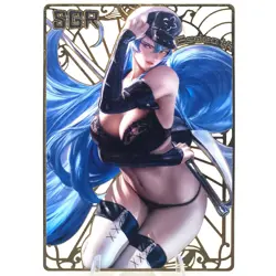 Esdeath - Random #/200 - Limited Edition Gold Metal Card - Goddess Story - Image 1
