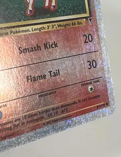 2002 Ponyta Reverse Holo Secret Rare Card 87/110 Legendary Collection TCG CCG MP - Image 4